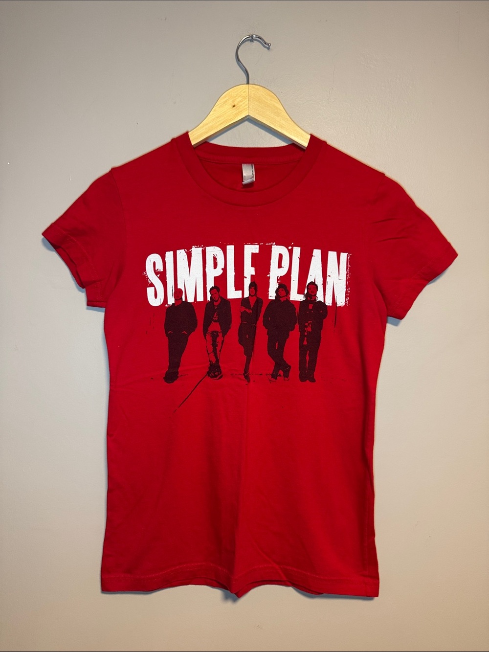 Vintage Simple Plan 2008 Canadian Tour T-Shirt / Small - Medium
